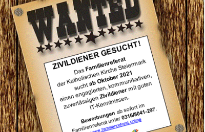 ZIVI gesucht